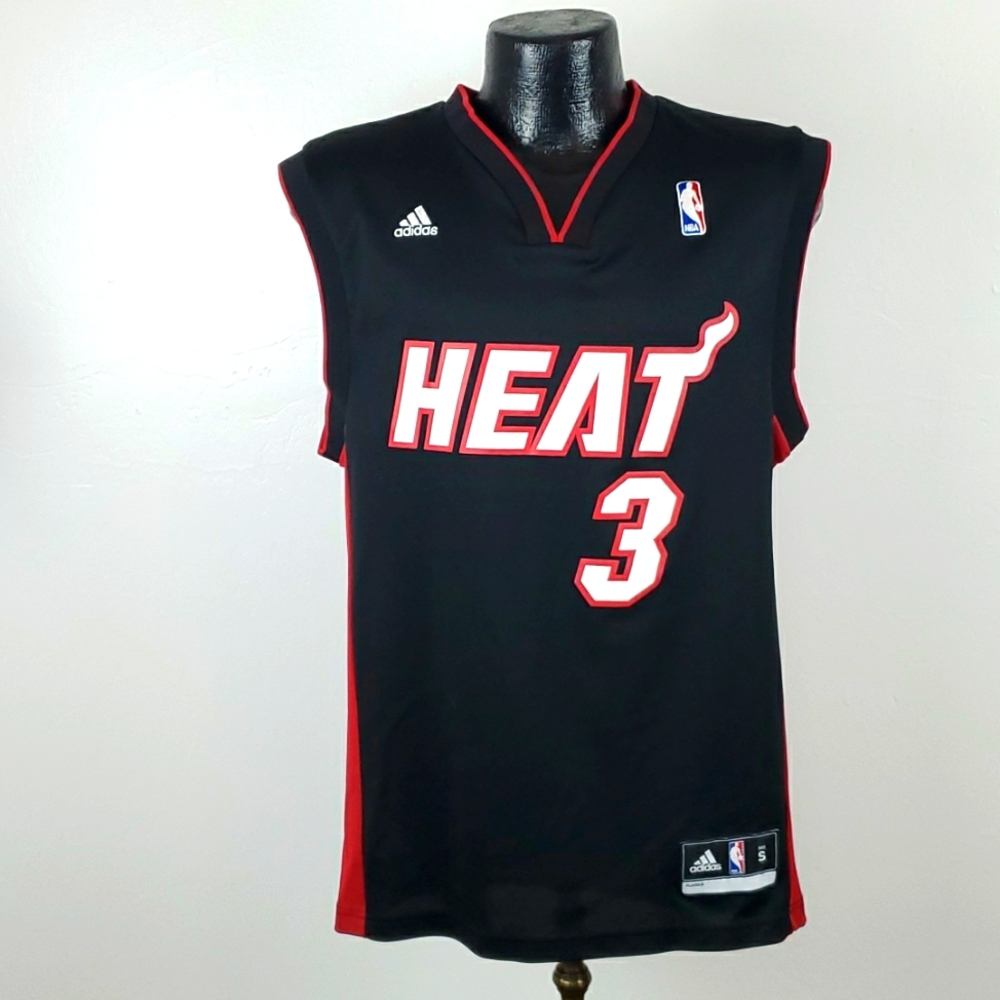 Vintage Adidas NBA Miami Heat Dwyane Wade #3 Jersey men size S